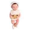 12 Inch Silicone Doll Lifelike Eye Closed Emulational Newborn Baby Dolls Washable WaterproofBaby