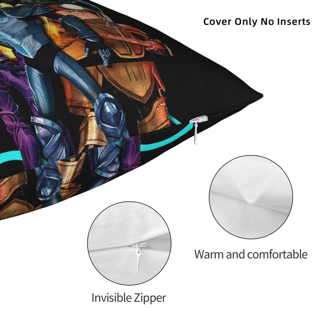 Trollhunters Tales Of Arcadia Pillowcases Vintage Pillow Case For Sofa Couch Bed Living Room Square Pillow Cover