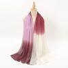Новый однотонный универсальный танцевальный шарф из шифона и шелка с градиентным переходом, летний тонкий декоративный дорожный солнцезащитный платок-шаль для женщин