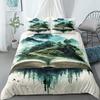 Open Book Mountain Duvet Cover Set Uk Single Double Queen Us Twin Full King Size Pkm Bed Linen Set