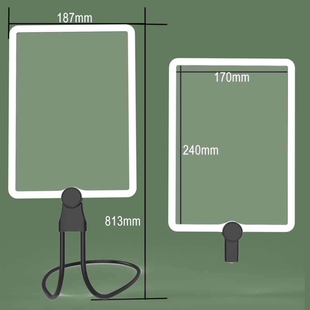 Лупа для чтения книг без помощи рук, гибкая лупа для чтения книг на всю страницу, большая лупа для чтения книг