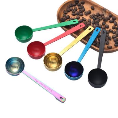 Мерная ложка для кофе из нержавеющей стали с длинной ручкой