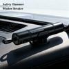 Компактный аварийный молоток для экстренного выхода из автомобиля, быстросъемный стеклобой и резак для ремней безопасности, пружинный пробойник для автомобильных стекол