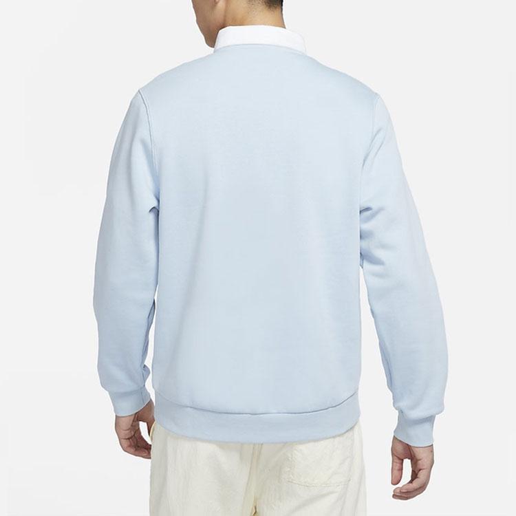 Nike SB Fleece Skateboard Knit Breathable Embroidered Sweatshirt Men Sweatshirt Blue DM6483-440