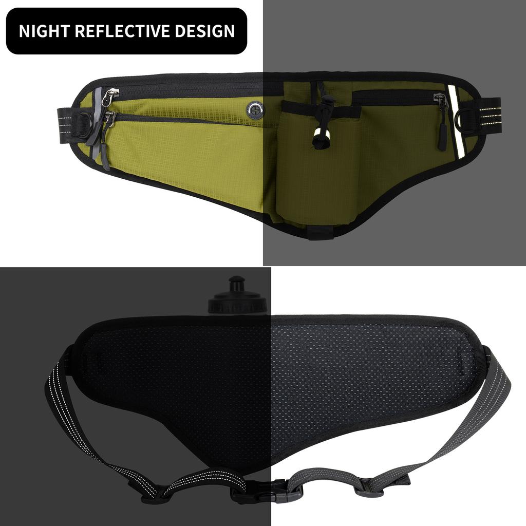 Поводок для собак Hands Free, поясная сумка, водонепроницаемая, ночная, светоотражающая, большой емкости для уличной собаки