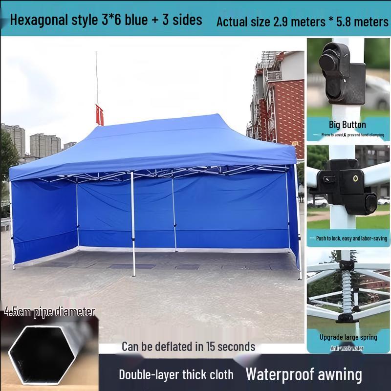Heavy-Duty Folding Outdoor Pop-Up Canopy