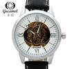 GUCAMEL Мужские механические часы с римскими цифрами Перфорированные механические часы Мужские механические часы