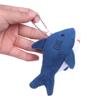Cute Cartoon Stuffed Plush Shark Pendant Key Chain Ring Doll Toys For Kids Gifts