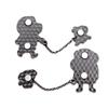 Imitation Enamel Metal Magnetic Crayon Shin-chan Fridge Magnet, Cute Cartoon Shin-chan with Dog Anime Peripheral Decorative Magnetic Stickers
