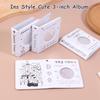 Ins Cute Mini 3-Inch Album 36 Pockets Card Binder Kpop Idol Pictures Storage Case Transparent Inner Page Collection Album