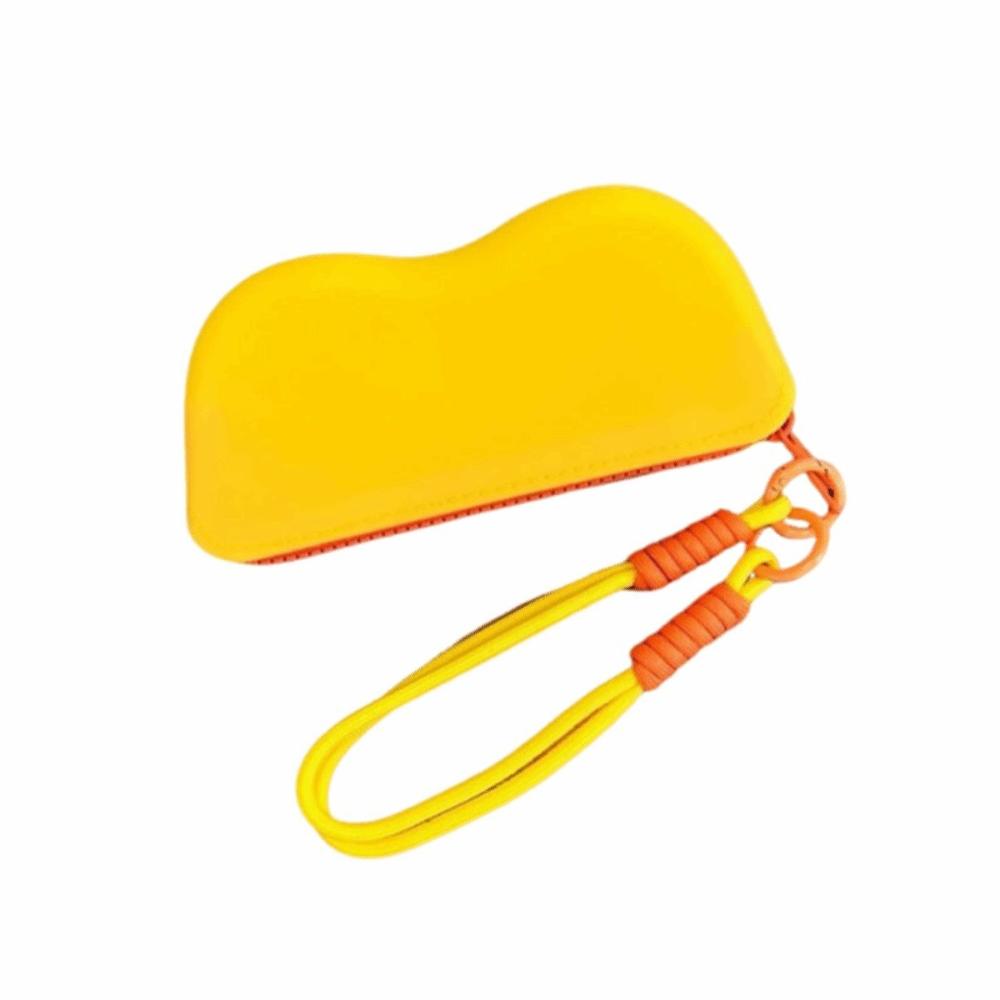 Candy Color Silicone Glasses Bag Soft Silicone Eyeglasses Case  Outdoor Activities