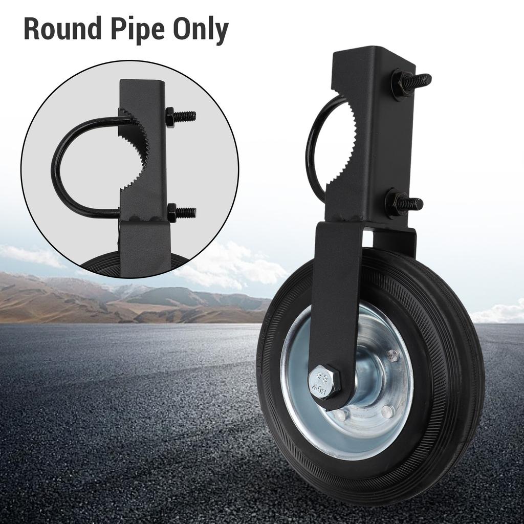 Колесо для ворот Сверхпрочное Колесо для фермерских ворот Легкая установка Грузоподъемность 500 фунтов Колесо для забора Для улицы