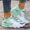 Мода 2024 Лето Женские Уличные Туфли на Платформе Вулканизированные Модные Повседневные Увеличивающие Рост Противоскользящие Массивные Кроссовки Zapatos De Mujer