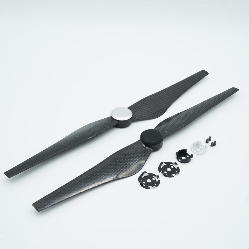 1 pair DJi Inspire Drone Accessories Diy E800 3510 Motor MATRICE M100 1345S Carbon Fiber Propeller Quick Release Propeller