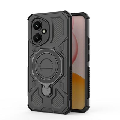 Чехол-кольцо Huawei Honor 400 с магнитом, вращающийся на 360° [Защита от падений военного уровня] + Металлическая пластина для чехла телефона MagSafe