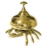 Краб офисный латунный стол звонок колокольчик уникальный винтажный морской антикварный отель стойка декоративные звонящие колокольчики подарки для папы рождественский декор