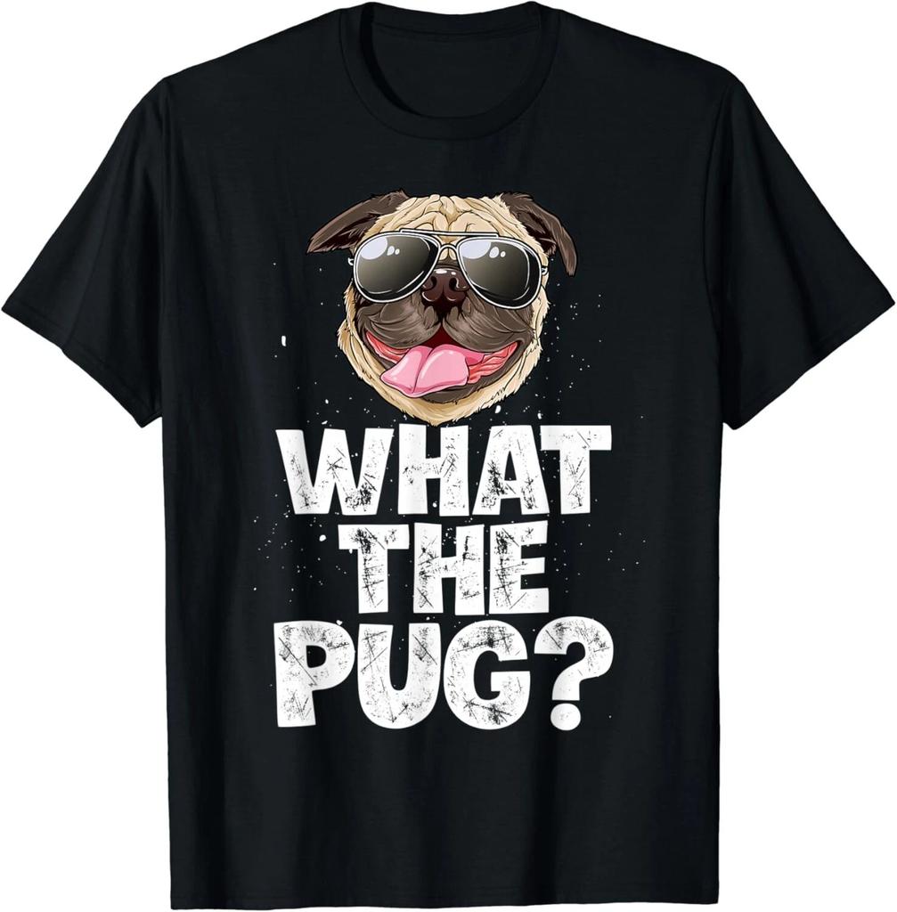 What The Pug T-Shirt Boys Men Funny Dog Lover Pun Tee Gifts Unisex T-Shirt