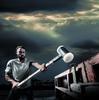 HALDER Shockless Recoilless Super Craft Sledge Hammer Nylon Diameter 80 (White) 3366.081