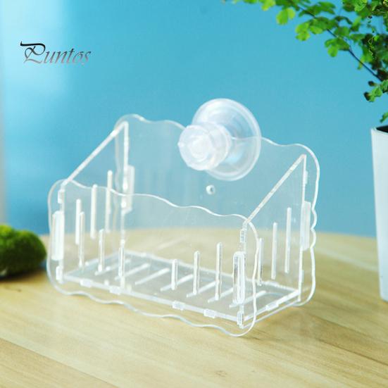 Подставка для аквариумных растений, подвесной горшок для аквариума с присосками, прозрачный акриловый подставка для аквариумных растений, подставка для цветов