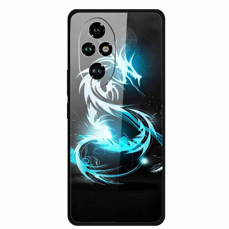 Tempered Glass Case For Honor 200 Pro Case Hard Phone Back Cover Soft Bumper For Honor 200 Pro Case Honor200 Pro 200Pro Bag Capa