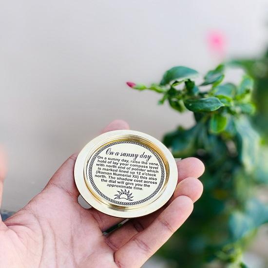 Латунный компас с гравировкой I Stanley London 1862, компас направления, на юбилей, подарок на крещение, подарок на день рождения, подарок жениху