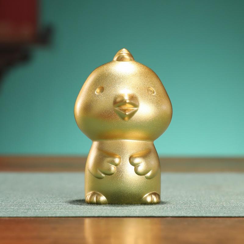 Набор латунных фигурок китайского зодиака: Крыса, Бык, Тигр, Кролик, Дракон, Змея, Лошадь, Овца, Обезьяна, Петух, Собака, Свинья