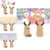 Adorable Christmas Reindeer Peanut Plush Toy Soft Comforting Cuddle Gift