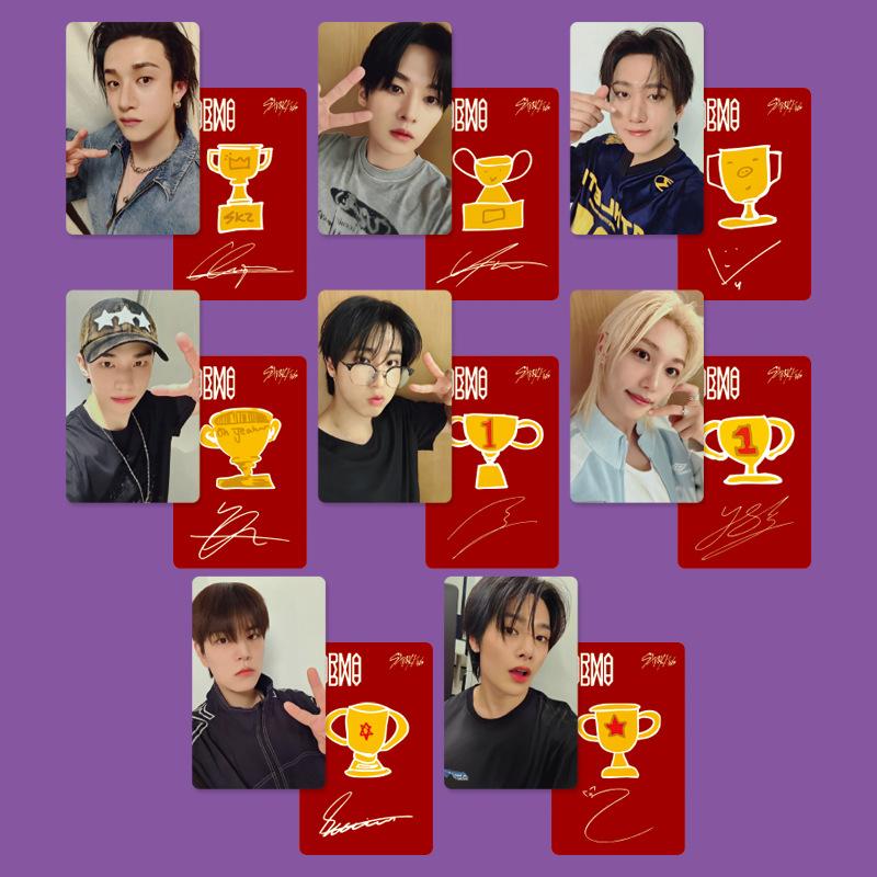 Skzoo Stray Kids DOIT KARMA Поп-ап Фотокарточки Хёнджин Бан Чан Хан Идол Коллекционные Карточки Для Фанатов Коллекционера Подарок