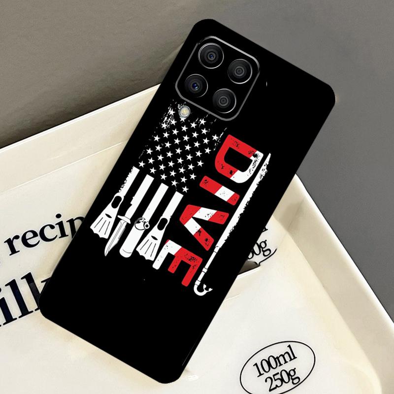 Diver Down Scuba Case For Samsung Galaxy M33 M53 M13 M15 M35 M55 M32 M16 M36 M56 M54 M20 M52 M34 M14 M11 M31
