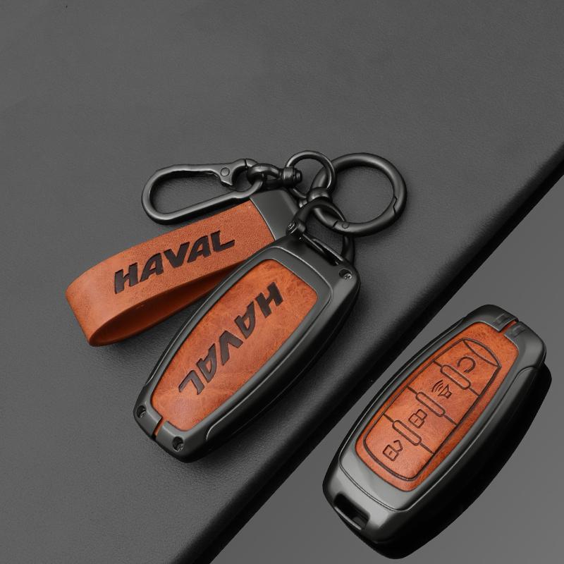 Zinc Alloy Car Key Case Protector Cover for Great Wall Haval Jolion 2022 H6 H7 H4 H9 F5 F7 F7X F7H H2S SGMW Dargo Accessories