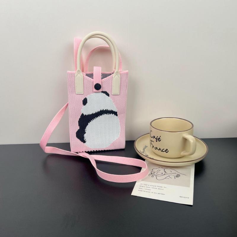 Ns сумка для мобильного телефона мультяшная милая нишевый дизайн вязаная сумка универсальная сумка через плечо мессенджер кошелек для мелочи милый стиль