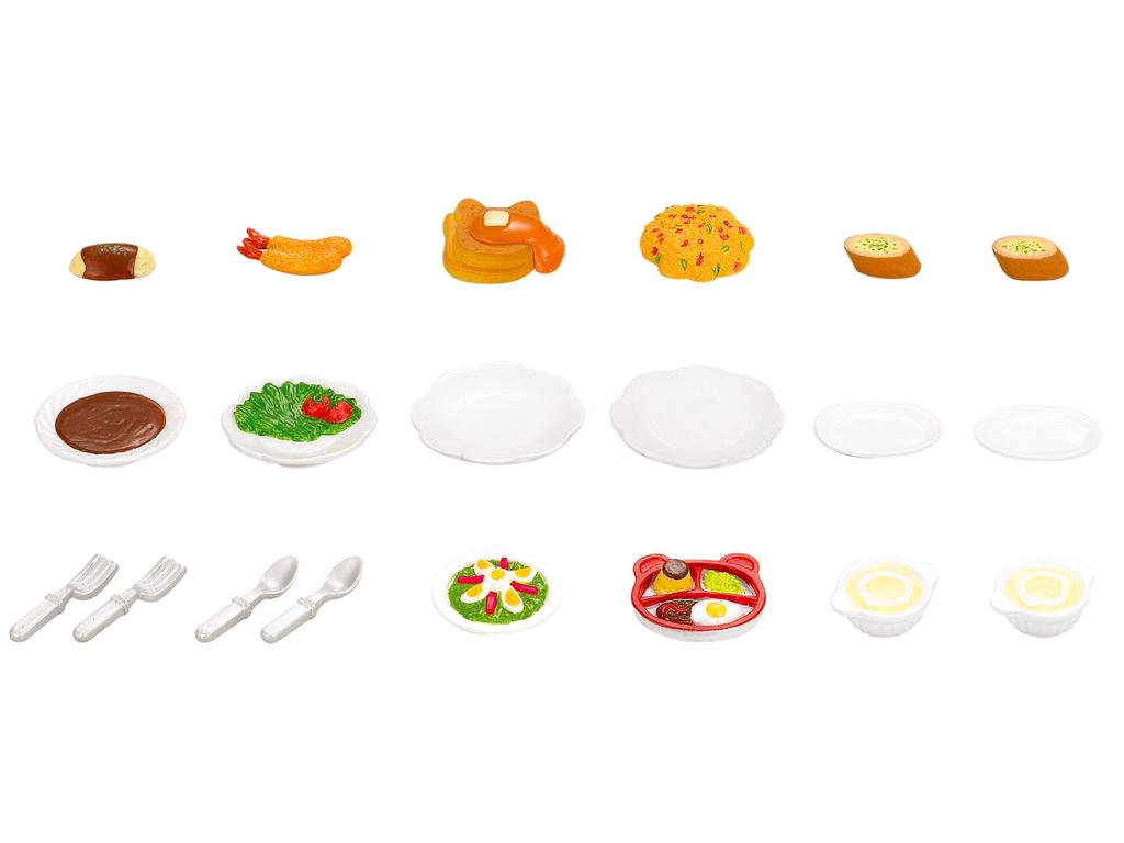 Мебель Sylvanian Families Сертификация ST Mark для детей от 3 лет и старше Игрушечный кукольный домик Sylvanian Families EPOCH [Набор для обеда] Car-417