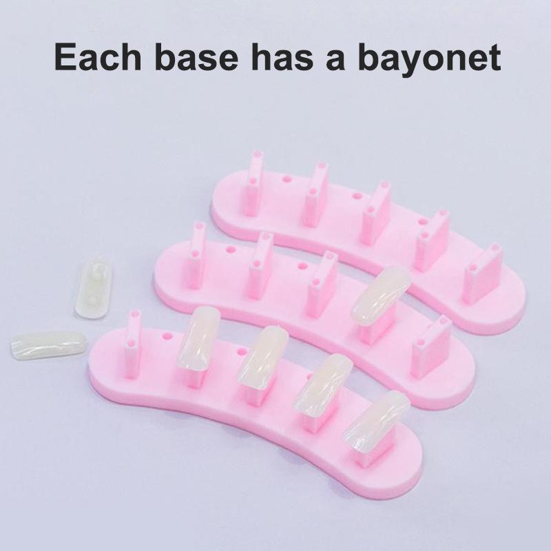 3 шт. лот накладные ногти для практики дизайна ногтей стенд инструмент и 10 шт. накладные ногти маникюрный набор инструментов для дизайна ногтей