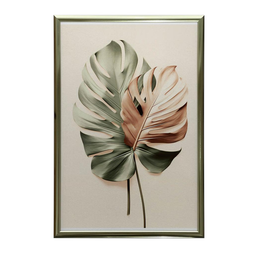 Monstera Miedziana Monstera Miedziana, 50X70 Cm, Bez Ramy, Płótno Premium Na Blejtramie