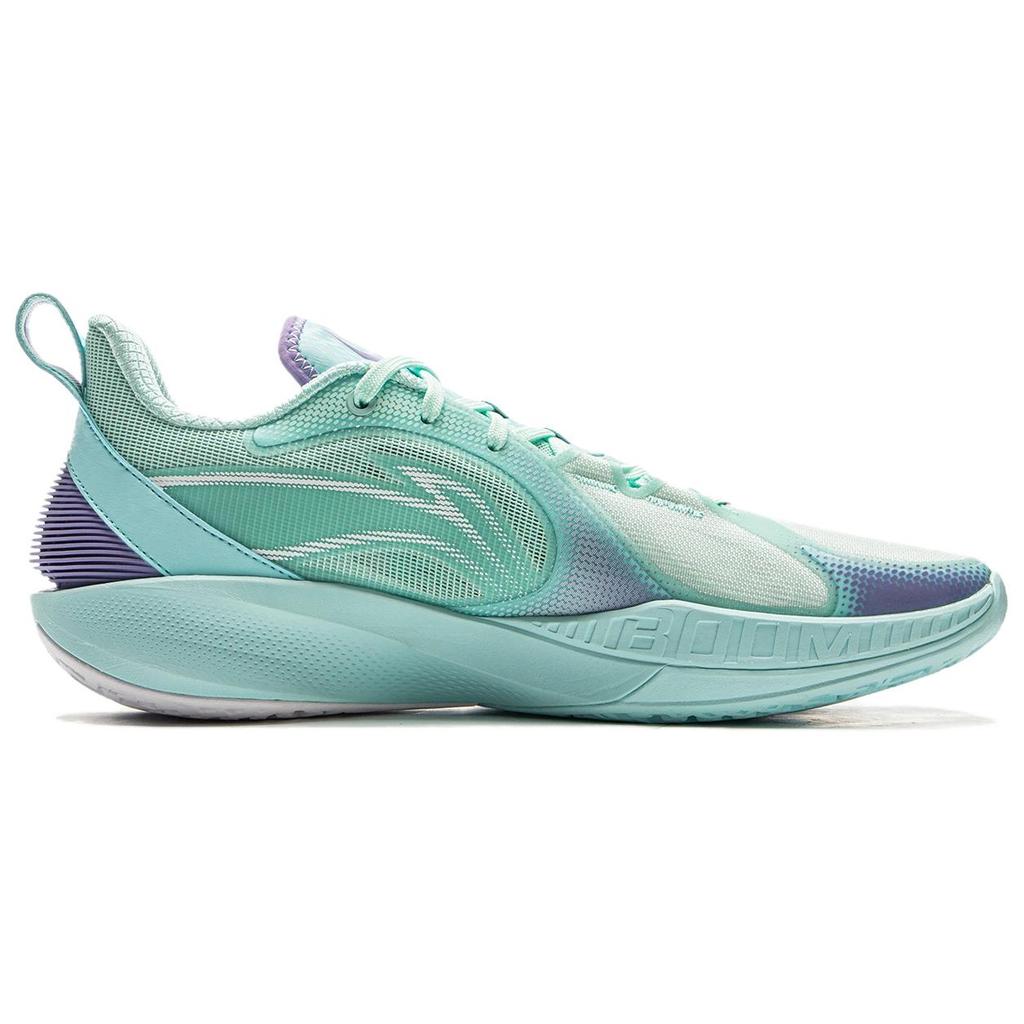 Баскетбольные кроссовки Li Ning Speed 2V2 Мужские Низкие Плавающий Зеленый Небесно-Голубой ABPV003-7