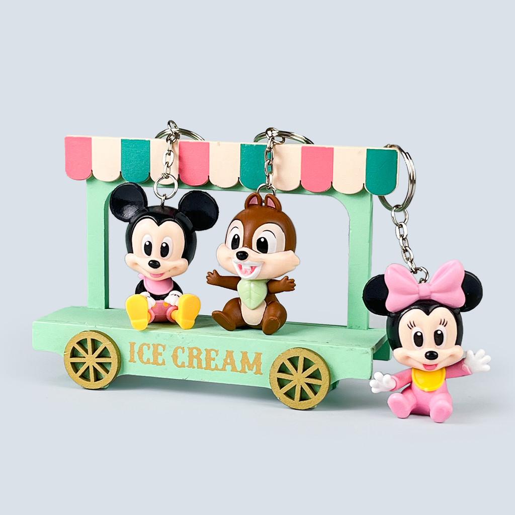 Mickey Mouse Pvc Keychain Collectible With Cartoon Characters For Fans And Kids