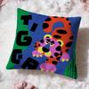 Hot Chinese Zodiac Cushion Cover Soft Washable Pillow Case Multi-Scene for Couch Bed Travel Office Use