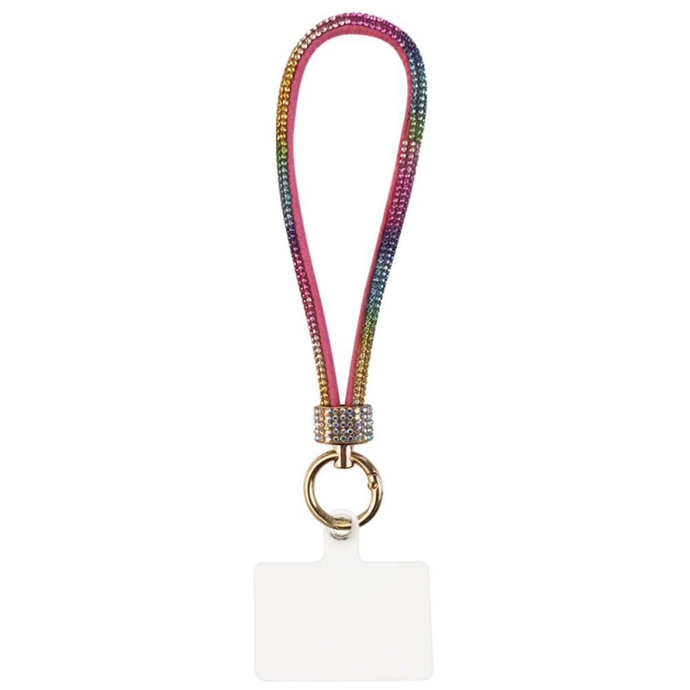 Bling Bling Diamond Crystal Anti-lost Rope Keychain Hanging Cord Phone Accessories