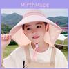 Childrens Wide Brim Sun Hat With Breathable Ice Silk For Summer Outdoor Uv Protection