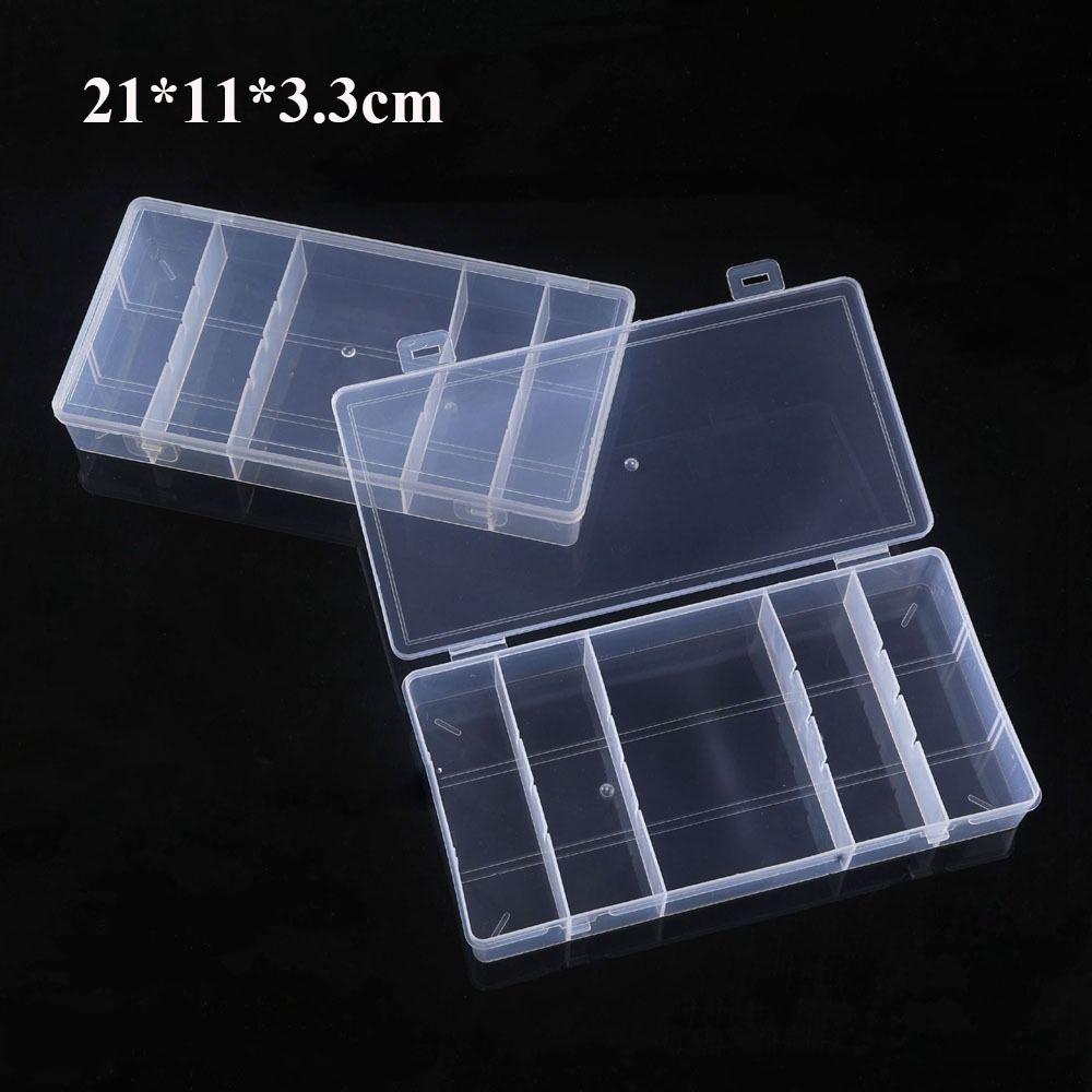 Прозрачная коробка для хранения квадратных мелких предметов, контейнер для горячих ювелирных изделий, бисер, держатель электроинструментов