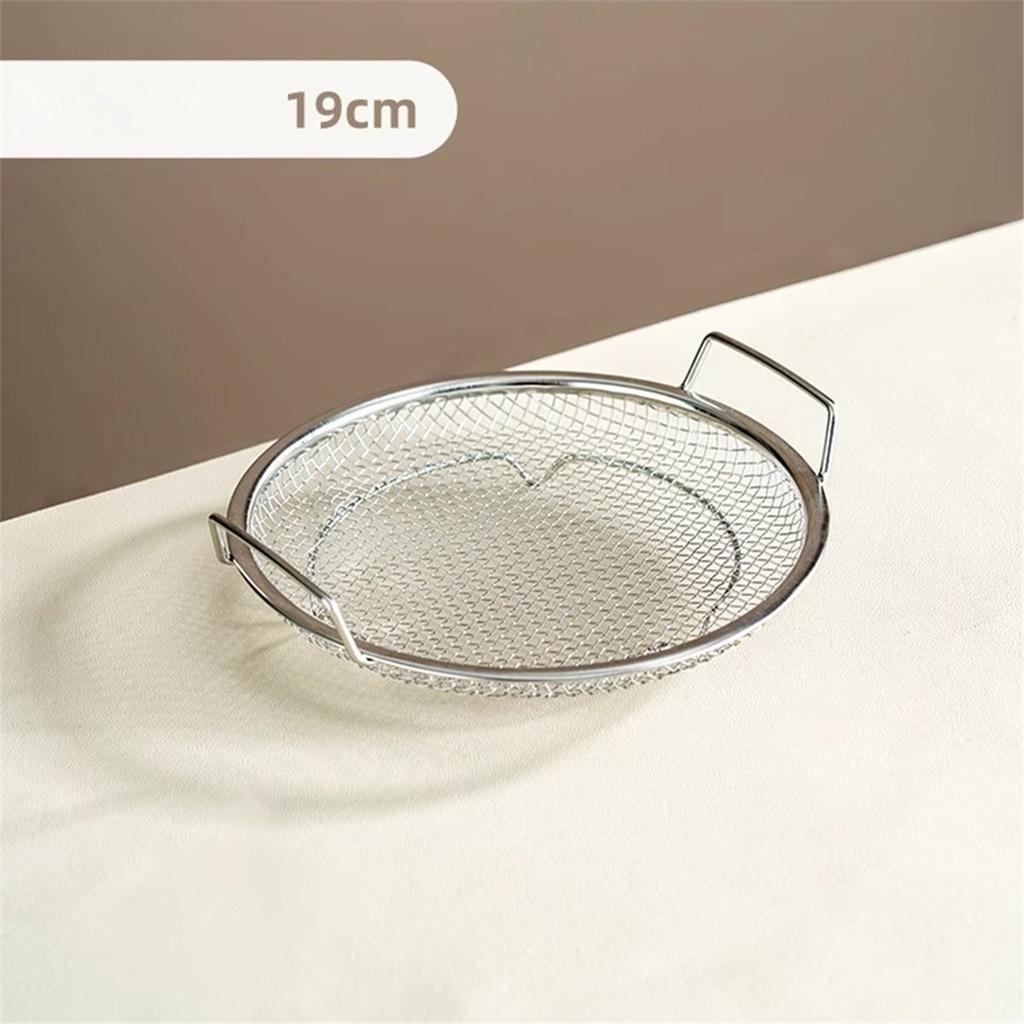 Фильтр-диск из нержавеющей стали для бытовой кухни, барбекю, слива фритюрного масла, артефакт, тарелка-фильтр для масла закусок, дренажная сетчатая тарелка