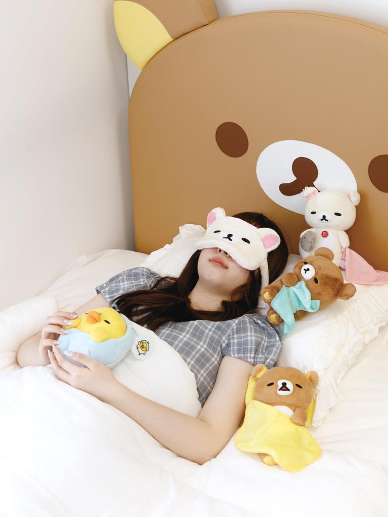 MV51201 Серия Rilakkuma 'Спим вместе' Плюшевая игрушка 'Спокойной ночи' Rilakkuma