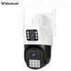 Vstarcam EU 4MP PTZ Wifi Camera Dual Lens Ai Human Detection Dual Screen Wireless Outdoor Surveillance Camera Home Security Cam