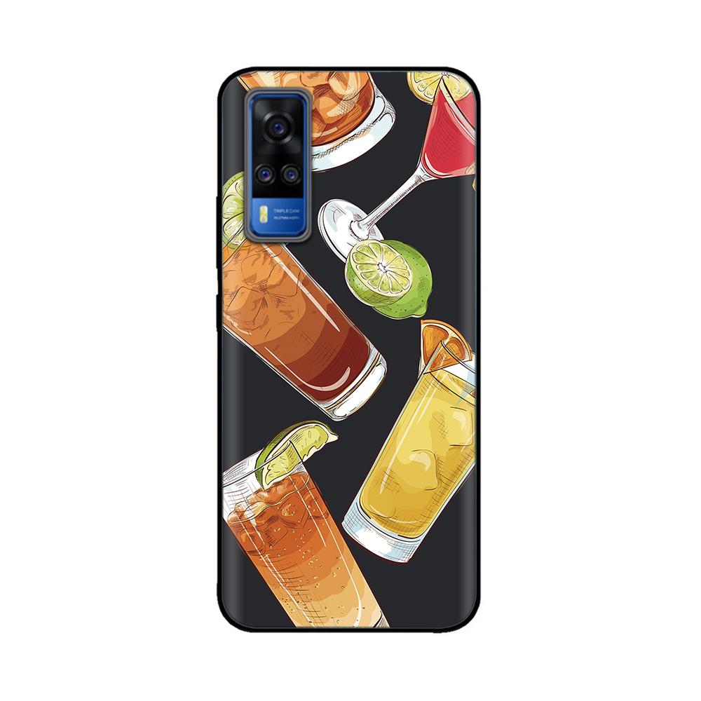 Для vivo Y31 2021 Чехол Мягкий Черный силикон Задняя крышка Fundas Для Vivo Y51a Y51 2020 Декабрь V2030 Y 51 VivoY31 V2036 Чехол для телефона