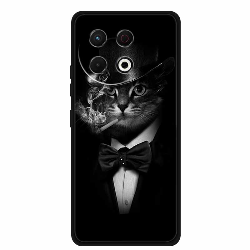 Чехол для Tecno Spark 30 Pro 4G Spark30 Pro Coque Черный Силиконовый Мягкий Задний Чехол Чехол для Телефона Tecno Spark 30 Pro 30Pro Сумка