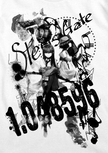 COSPA STEINS;GATE Collage T-Shirt XL White