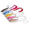 5pcs 10cm 14.7g Soft Fishing Lures Lead Fish Silicone Bait Wobblers For Fishing Tackle