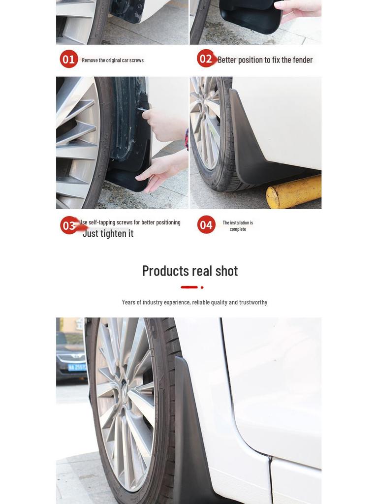 Dongfeng Fengguang 500 Mudguard - Enjoy Edition/Basic Type Soft Rubber Mud Flap