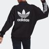 Adidas Женская куртка на молнии с тремя полосками Originals Trefoil, черная II6087