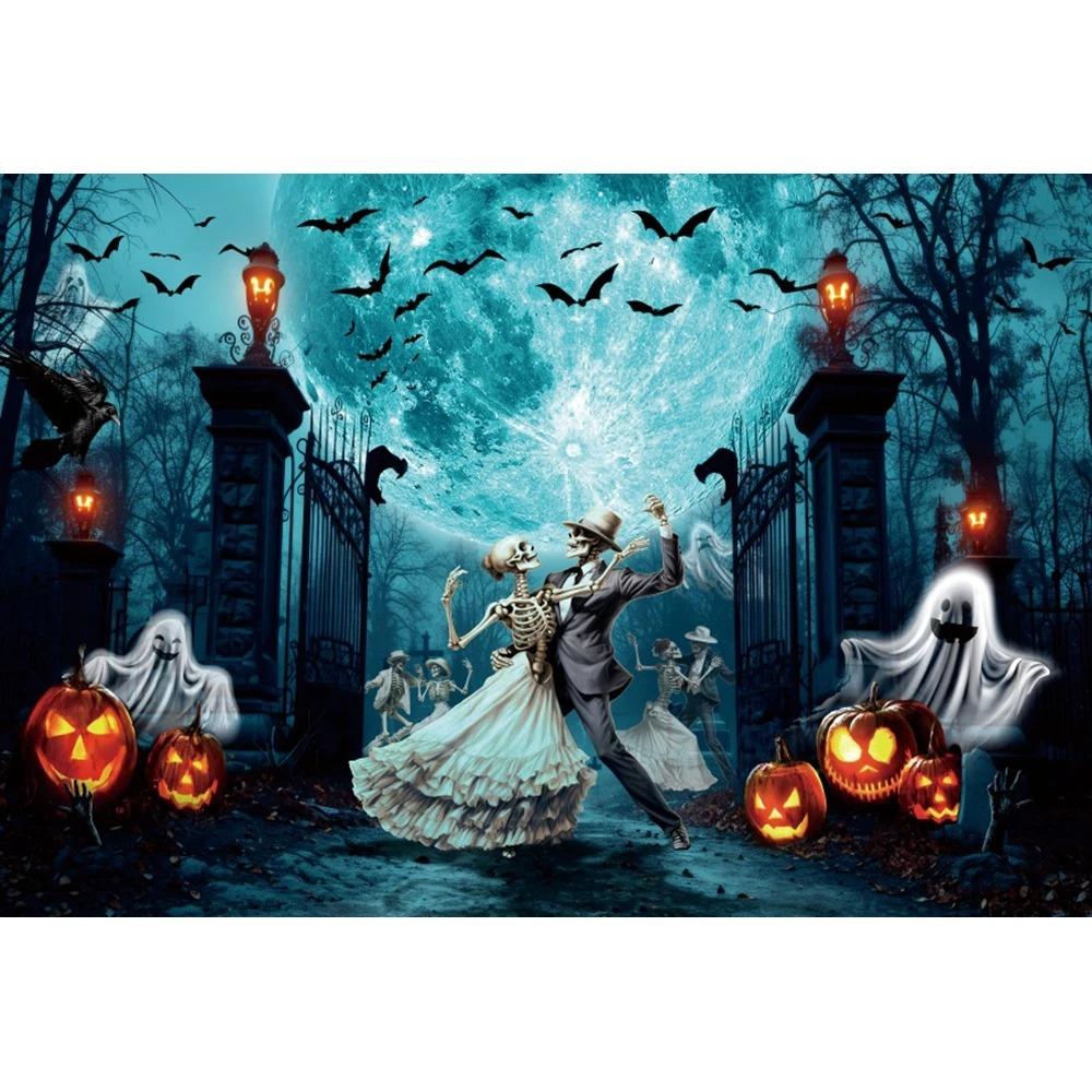 Хэллоуин украшение для вечеринки в доме, подвесная ткань, ужас, кладбище, замок, тыквенная голова, подвесная ткань, украшение комнаты, фоновая ткань